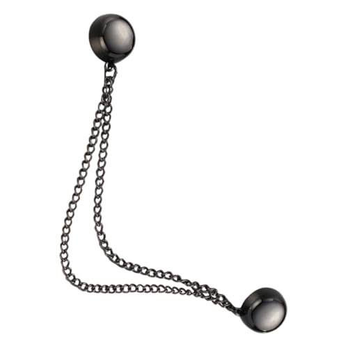 FOMIYES Magnetische Hijab Brosche mit Rundmagnetverschluss Schalspange in Gunmetal Schwarz Vielseitige Kleidungsklammer für Cardigans Schals Hüte und Tücher und Praktische Anstecknadel von FOMIYES