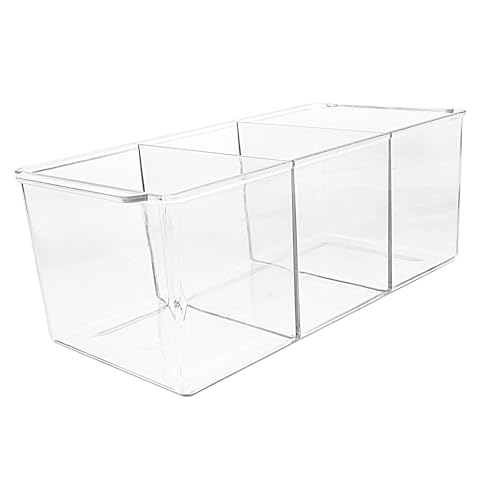 FOMIYES Make Up Organizer Transparent Fach Aufbewahrungsbox Desktop Kosmetik Aufbewahrungskorb Badezimmer Büro Multifunktional Organizer von FOMIYES