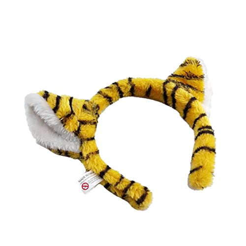 FOMIYES Make-up-stirnband Tigerhaarband Tiger-kopfschmuck Tiger-kopfbedeckung Tiger-stirnband Tier Bilden von FOMIYES