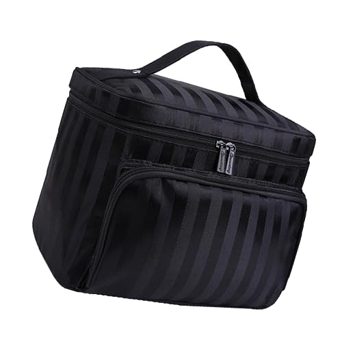 FOMIYES Make-up-Boxen Professionelle Kosmetiktasche Kulturbeutel Tragbarer Make-up-Organizer Schminktaschen Für Reisende Frauen Professionelles Schminkset Koffer Fräulein Reißverschluss von FOMIYES