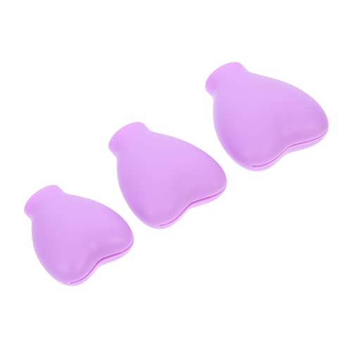 FOMIYES Make-up-pinsel-silikon-pinselkappen 3 Stück Lidschatten-pinselhalter Für Die Lippenpinselpflege von FOMIYES
