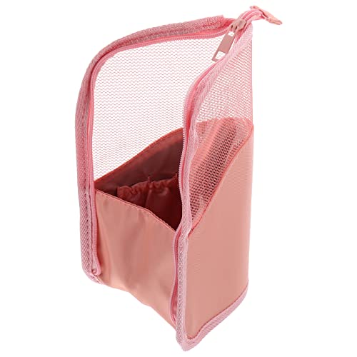 FOMIYES Make-up-pinselhalter Reise-Stand-up-Kosmetiktasche Damen Reißverschluss Make-up-Tasche Bleistift-becherhalter von FOMIYES