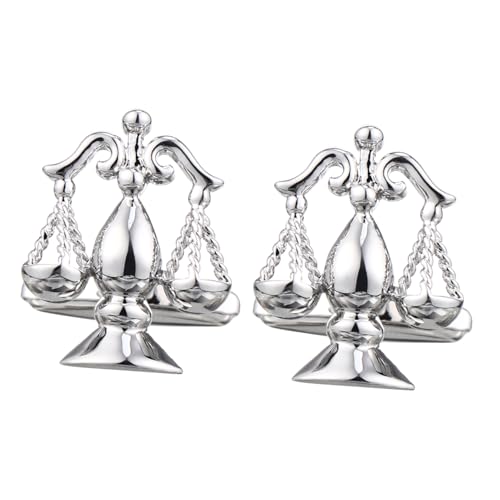 FOMIYES Dekorative Manschettenknöpfe Aus Kupfer Manschettenknöpfe in Balance-form Für Herrenhemden Kleidungsverschlüsse Knöpfe Für Kleidung Für Kleidung von FOMIYES