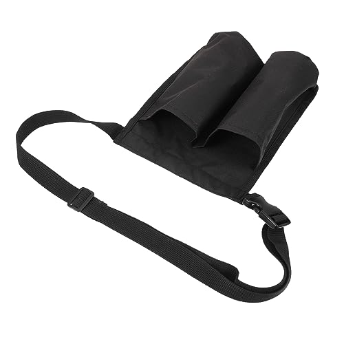 FOMIYES Masseur Essential Oil Organizer Waist Bag Tragbare Flasche Aufbewahrungstasche Schwarz für Aromatherapie Massagen und Mehr Leicht und Langlebig für Unterwegs von FOMIYES