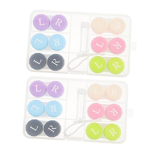 FOMIYES Reiseset Für Kontaktlinsen Boxen Mit Abdichtung Tragbarer Linsenbehälter Aufbewahrungsbox Für Objektive Und Brillen FOMIYES Reiseset Für Kontaktlinsen Boxen Mit Abdichtung Tragbarer Linsenbehälter Aufbewahrungsbox Für Objektive Und Brillen von FOMIYES