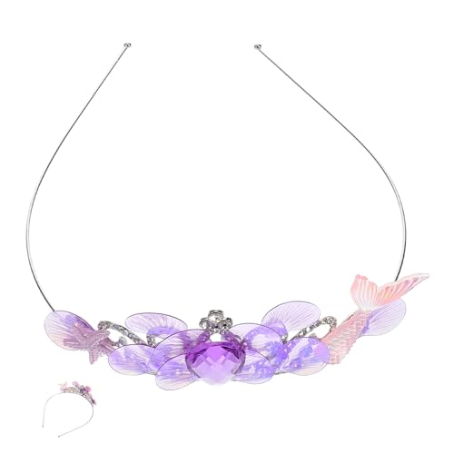 FOMIYES Meerjungfrau Prinzessin Stirnband Mit Muscheln Strass Haarschmuck Für Kleine Mädchen Geburtstag Party Halloween Kostüm Zubehör von FOMIYES