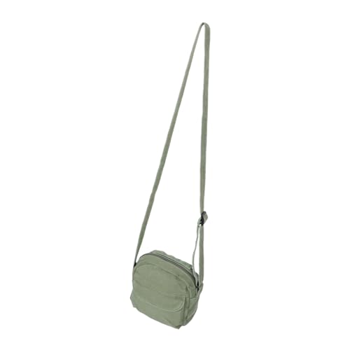 FOMIYES Mini Crossbody Purse Damen Mini Umhängetasche aus Robustem Canvas mit Verstellbarem Schultergurt Kompakte Handytasche für Alltag Reise und Freihändiges Tragen Süßes Leichtes Design von FOMIYES