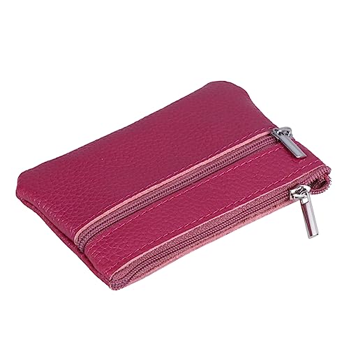 FOMIYES Mini Münzbörse Damen Schlüsselanhänger Reißverschluss Geldtasche für Täglichen Gebrauch Kompakt und für Münzen und Kleine Bargeldbeträge von FOMIYES