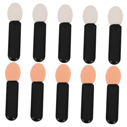 FOMIYES 10stücke Lidschatten- Kleiner Make-up-pinsel Mit Schwammspitze Mini-augenpinsel Für Lidschatten-auftrag Pinsel Mit Ovaler Spitze Für Augen-make-up von FOMIYES