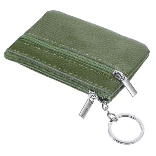 FOMIYES Schlüsselanhänger Geldbörse Für Damen Aus Kunstleder Kleine Brieftasche Mit Reißverschluss Münzbörse Tragbar Passend Für Hosentasche Organizer Für Kleine Gegenstände von FOMIYES