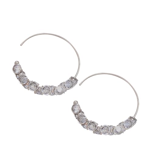 FOMIYES Minimalistische Luxuriöse Creolen Ohrringe mit Funkelnden Strasssteinen Geometrisches Design Leichte Sommer Accessoires für Damen Elegante Schmuckstücke für Alltag und Besondere FOMIYES Minimalistische Luxuriöse Creolen Ohrringe mit Funkelnden Strasssteinen Geometrisches Design Leichte Sommer Accessoires für Damen Elegante Schmuckstücke für Alltag und Besondere von FOMIYES