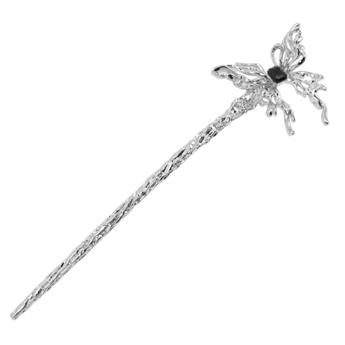 FOMIYES Schmetterlinge Haarstab Damen Haar Essstäbchen Metall Haarnadel Für Dutt Kopfschmuck von FOMIYES