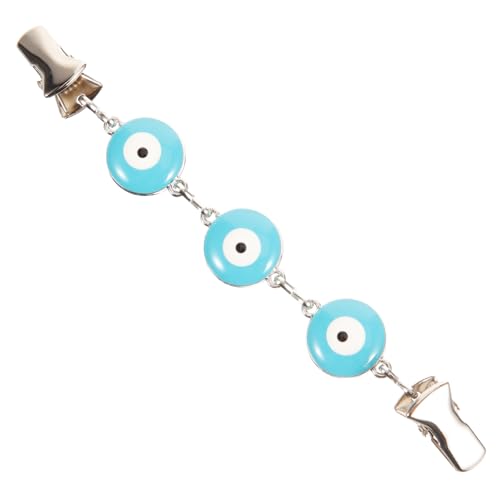 FOMIYES Modebewusster Cardigan Clip mit Bösem Auge Design Metall Sweater Clip für Pullover Strickjacken Schals und Kleider Stilvoller Halskragenhalter für Damen Vielseitiges Accessoire von FOMIYES