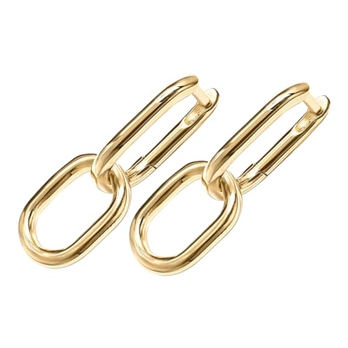 FOMIYES Moderne Geometrische Creolen Ohrringe aus Leichte Hautfreundliche Schmuckstücke für Damen für Party und Alltagslook Accessoires zum Kombinieren mit Kleidern und Jeans von FOMIYES