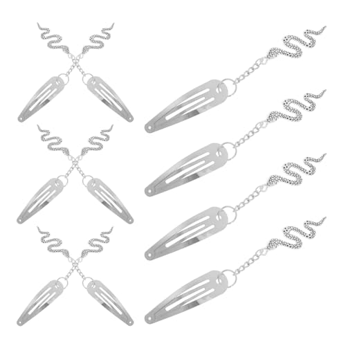 FOMIYES 10stücke Dekorative Haarspangen Für Mädchen Metallclips Mit Anhänger Haarschmuck Zum Stylen Party-accessoires Für Frauen Und Schlichtes Design Für Alltag von FOMIYES