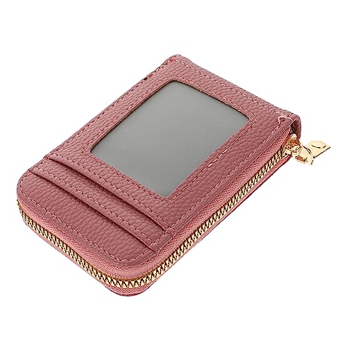 FOMIYES Multi Function Kartenetui Kompakte Geldbörse mit Reißverschluss RFID Geschützte Kartenhülle für Visitenkarten Id Karten für Reisen von FOMIYES