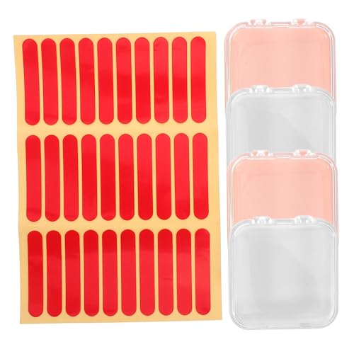 FOMIYES Nagel-organizer Tragbare Nagel-aufbewahrungsbox Hohe Transparenz für Press-on-nägel Maniküre-werkzeuge von FOMIYES