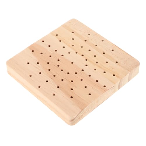 FOMIYES Nagelbohrerhalter Holz Maniküre Schleifkopf Ständer Aufbewahrungsbox Für Bohrer Nagelbohrer Werkzeug Bit Organizer Mehrfach Schlitze Display Basis Bit Halter Für Nailart von FOMIYES