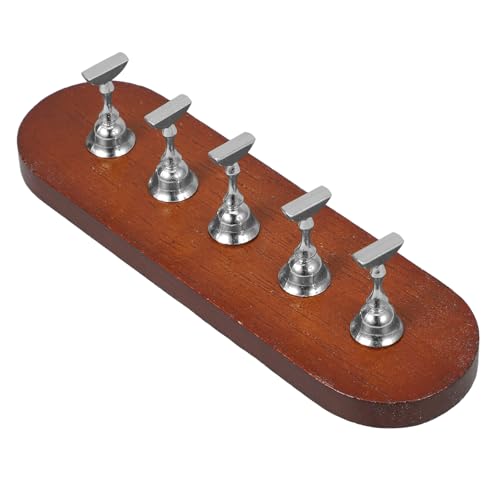 FOMIYES Nagelständer Display Nagelhalter Nageldesign Übungsständer Nagelständer Zum Aufdrücken Von Nägeln Nagel Organizer von FOMIYES