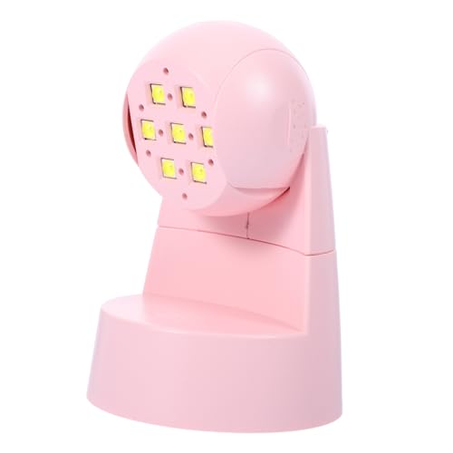 FOMIYES Nail Polish Dryer Uv Led Lampe Für Gelnägel Tragbare Wiederverwendbare Maniküre Lampe Mit Timer Und Infrarotsensor Für Salonqualität Und Diy Nageldesign Rosa Drehbar von FOMIYES