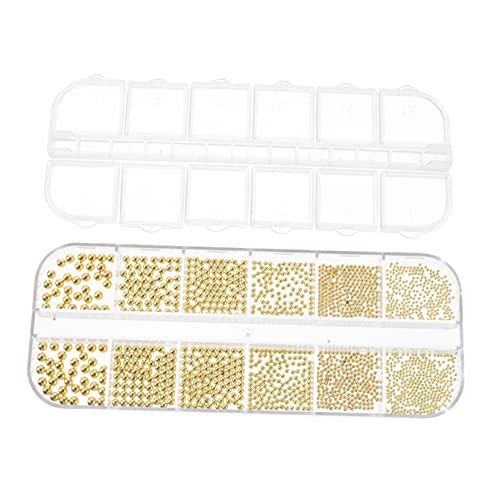 FOMIYES Nailart-dekorationen Aus Stahlperlen Diy-zubehör Für Maniküre-werkzeuge Finger-nagel-ornamente Schmuck Für Mädchen Einfach Anzubringen Und Langlebig von FOMIYES