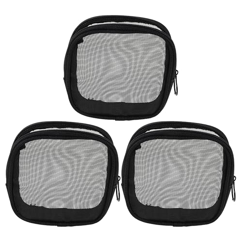 FOMIYES Netz Make Up Tasche Mini Reise Kosmetiktasche Netz Make Up Aufbewahrungs Organizer Mit Reißverschluss Kulturbeutel Für Und Mädchen von FOMIYES