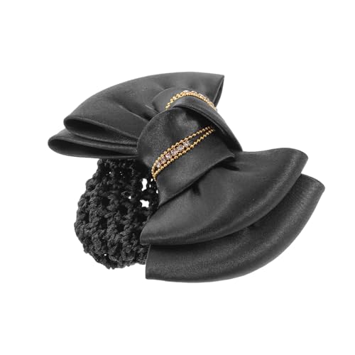 FOMIYES Netz Zum Abdecken Von Haarknoten Clip Für Damen Und Mädchen Haarnetz Für Dutts Kopfbedeckung Für Hochzeiten Haaraccessoire Aus Stoff Und Bändern Mit Strasssteinen Für von FOMIYES