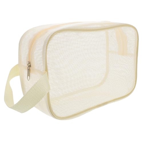 FOMIYES Reise Waschbeutel Für Damen Und Herren Tragbare Kosmetiktasche Mit Netzdesign Schnelltrocknend Für Dusche Und Fitnessstudio Mittlere von FOMIYES