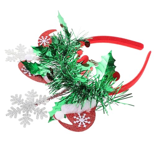 FOMIYES Neujahrs-stirnband Mit Farbenfrohem Streifenmuster Weihnachtsbaum-haarband Für Frauen Und Mädchen Party-zubehör Für Weihnachts Und Neujahrsfeiern Kopfbedeckung Für von FOMIYES
