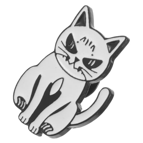 FOMIYES Niedliche Katzenbrosche aus Langlebiger Legierung Ästhetische Anstecknadel für Rucksäcke Pullover und Kleidung Kompakt und Tragbar Einzigartiges Design für Persönlichen Stil von FOMIYES