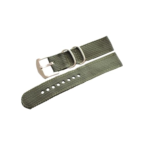 FOMIYES Nylonband Segeltuchband Bequemer Uhrengurt Armband Grün von FOMIYES