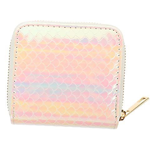 FOMIYES PU Geldbörse Damen mit Großem Fassungsvermögen Kleines Quadratisches Kartenetui mit Münzfach Praktischer Kartenhalter für Kredit und Ausweiskarten Leichte und Strapazierfähige von FOMIYES
