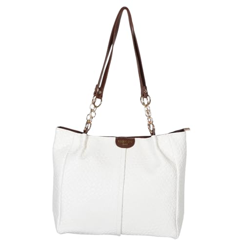 FOMIYES Handgeflochtene Damen-umhängetasche Aus Pu-material Mit Gewebtem Muster Multifunktionale Schulterhandtasche Clevere Organisationstasche Für Alltag Ergonomische Gepolsterte Riemen von FOMIYES