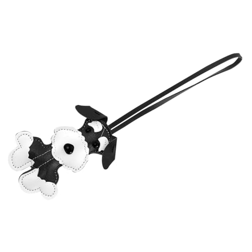 FOMIYES PU Schlüsselanhänger Hund Schneehund Anhänger Charm für Tasche und Auto Multifunktionaler Handlicher Beutelanhänger Robustes Accessoire für Frauen und Männer von FOMIYES