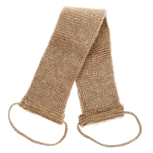 FOMIYES Peeling Rückenschrubber Mit Griff Doppelseitiger Körperpeeling Badehandschuh 60x11cm Natürliches Jutematerial Für Männer Und Frauen Zur Tiefenreinigung Und Massage Während FOMIYES Peeling Rückenschrubber Mit Griff Doppelseitiger Körperpeeling Badehandschuh 60x11cm Natürliches Jutematerial Für Männer Und Frauen Zur Tiefenreinigung Und Massage Während von FOMIYES