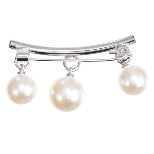 FOMIYES Perlen Brosche als Taillenklemme Anstecknadel für Kleidung Vielseitig Einsetzbar als Gürtel Clip und Schmuck Geeignet für Kleider Pullover Schals und Formelle Sowie Anlässe von FOMIYES