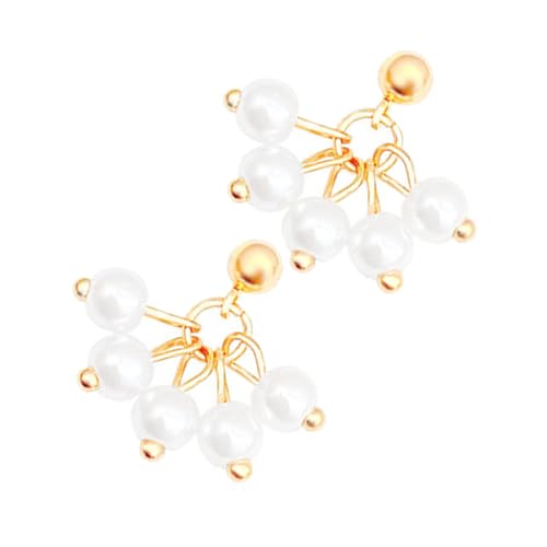 FOMIYES Perlen Ohrstecker Damen Künstliche Perlenohrringe Hautfreundlich Klassisches Design für Geburtstage Jubiläen Hochzeiten und Besondere Anlässe von FOMIYES