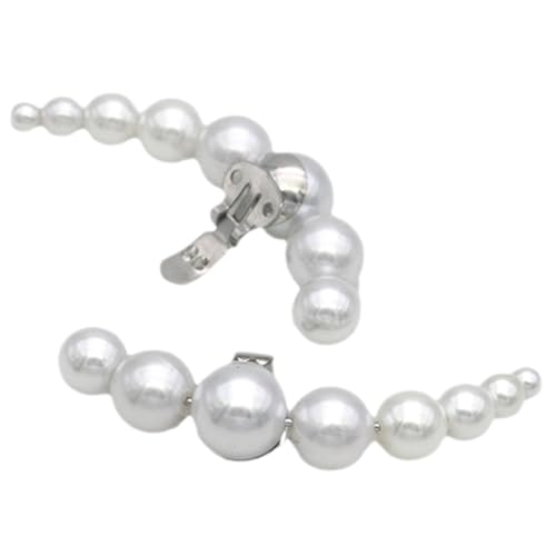 FOMIYES Perlen Schuhclips für Damen Pumps Abnehmbare Schuhschmuck Dekoration Langlebigen Perlen Passend für High Heels Sandalen Boots Vielseitig Einsetzbar bei Hochzeit und Alltag von FOMIYES