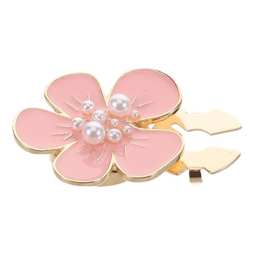 FOMIYES Perlenblumen Brosche aus Hochwertiger Legierung Vielseitiger Schal und Hemdclip für Damen Modischer Schmuckverschluss für Blusen Kragen und Schals Einfach zu Befestigen Stilvoll von FOMIYES
