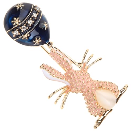 FOMIYES Personalisierte Kaninchen Brosche mit Ballon Design Emaillierte Anstecknadel für Damen Modisches Accessoire Passend zu Kleidern Pullovern für Frauen mit von FOMIYES