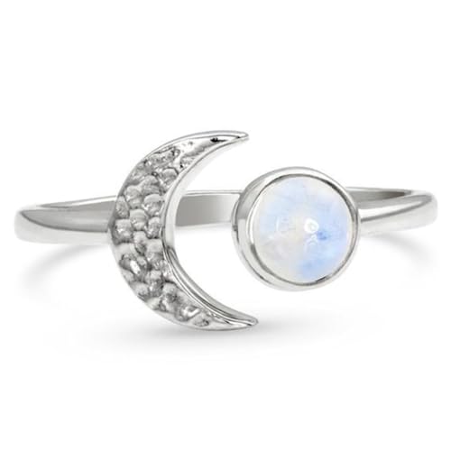 FOMIYES Personalisierter Offener Ring für Frauen Verstellbarer Modeschmuck Langlebigem Kupfer Geburtstagsgeschenk für Besondere Anlässe Elegant Leicht von FOMIYES