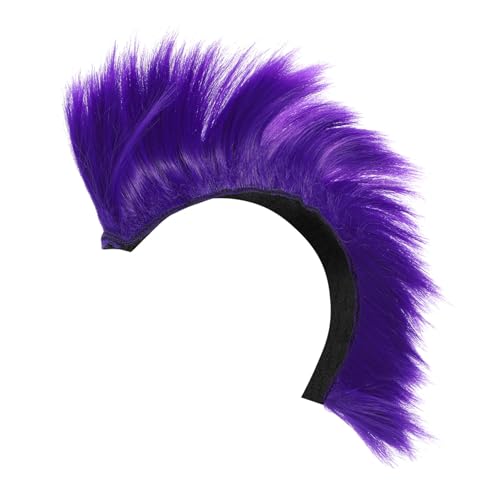 FOMIYES Perücke Festivalhaar Karneval Bühnenauftritt Perücke Urlaubs Zirkushelm Haarteil Party Urlaub Party Haarteil Für Erwachsene Spitzenkopf Hochtemperaturdraht von FOMIYES