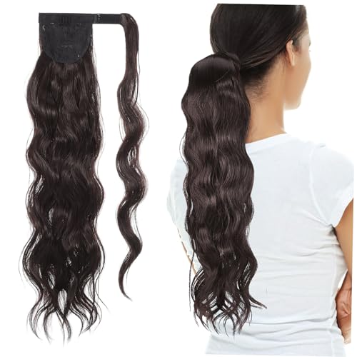 FOMIYES Pferdeschwanzperücke Aus Echthaar Synthetische Haarverlängerungen Für Frauen Einfach Anzuwenden Bequeme Passform Geeignet Für Den Täglichen Auftritt Bei Hochzeiten von FOMIYES