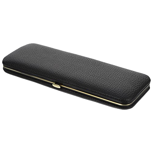 FOMIYES Pinzettenhalter-aufbewahrungsbox Hochwertiger Tragbarer Make-up-werkzeugbehälter Aus Pu-Metall Pinzetten-aufbewahrungsbehälter Pinzetten-Organizer Für Wimpernpinzetten von FOMIYES