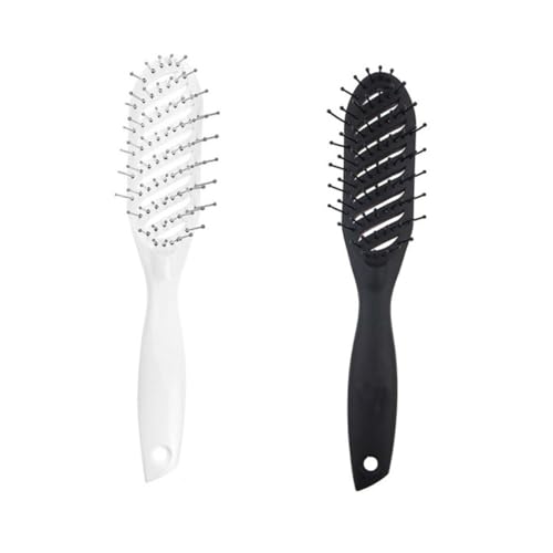 FOMIYES Massagekamm Aus Kunststoff Mit Gebogener Form Für Frauen Damen Und Mädchen Friseurkamm Mit Massagefunktion Für Locken Und Haare von FOMIYES