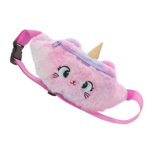 FOMIYES Plüsch Einhorn Bauchtasche Mädchen Hüfttasche Brusttasche Niedliche Umhängetasche Leicht und Strapazierfähig für Reisen Shopping Alltag Tie Dye von FOMIYES