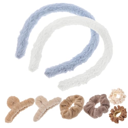 FOMIYES Plüsch Haarschleifen Cartoon Flauschige Haarspangen und Haarklammern Weiche Haarbänder Damen Komfortabel Haarschmuck für Verschiedene Haartypen Pflegeleicht und Langlebig von FOMIYES