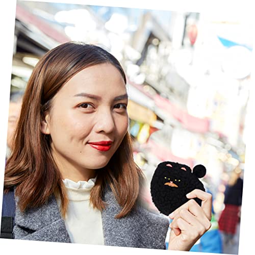 FOMIYES Plüsch Katze Geldbörse Münzfach Kleiner Portemonnaie Charm Ornamental Niedlich Tragbar Umweltfreundlich Für Alltag Shopping Party von FOMIYES