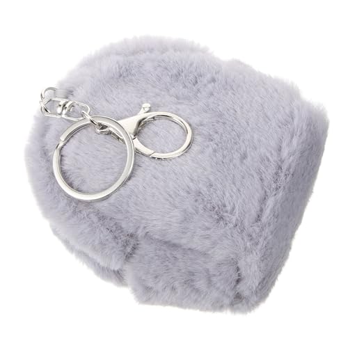 FOMIYES Plüsch Mini Geldbörse mit Reißverschluss Damen Münzbeutel und Schlüsselportemonnaie Niedliche Kleine Handtasche im Angesagten Stil Tragbare Mini Portemonnaie für Alltag und von FOMIYES