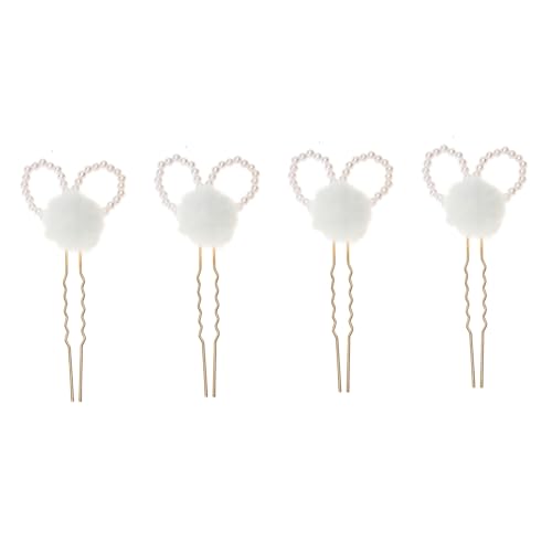 FOMIYES Plüsch-haar- -set 2-teilig Kopfbedeckung Cosplay-haar-accessoires Für Teenager-mädchen Geburtstagsgeschenk von FOMIYES